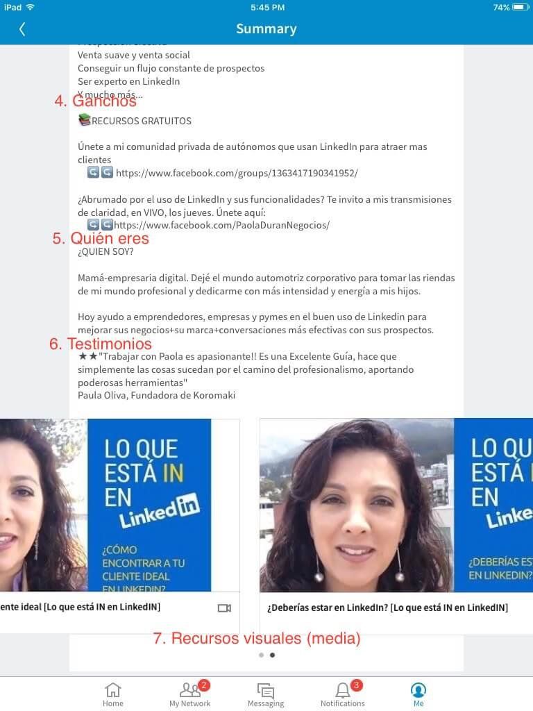 Paola Duran Resumen LinkedIn