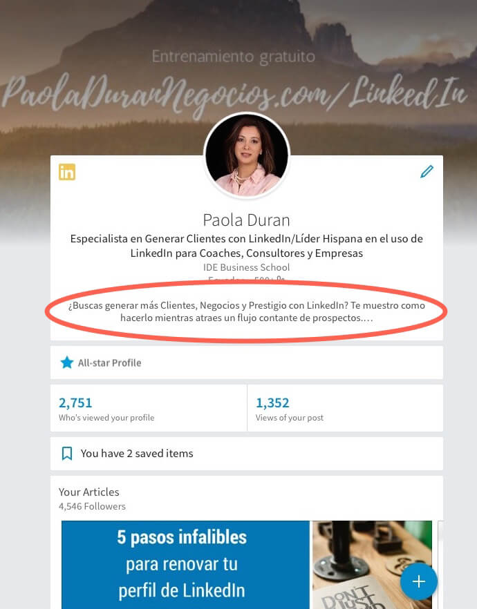 Paola Duran LinkedIn